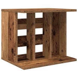vidaXL Rangement de disques vinyles Bois ancien 42 x 33 x 36 cm