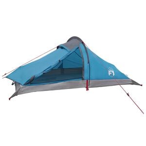 vidaXL Tente de randonn&eacute;e Bleu 2 personnes