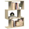 vidaXL &Eacute;tag&egrave;re s&eacute;paratrice de pi&egrave;ce 3 niveaux ch&ecirc;ne sonoma 70x24x97 cm