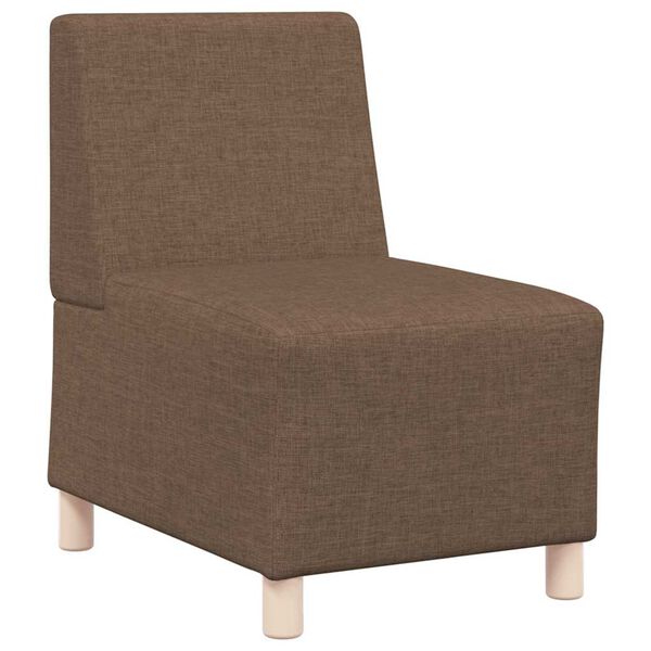 vidaXL Unit&eacute; de Sofa Modulaire Sans Accoudoirs 2 pcs Marron