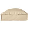 vidaXL Set de coussins de palette 2 pcs Beige 100 x 40 x 8 cm