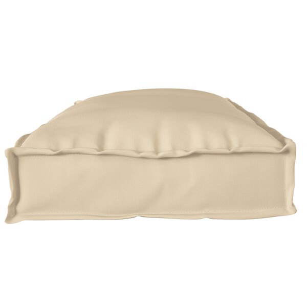 vidaXL Set de coussins de palette 2 pcs Beige 100 x 40 x 8 cm