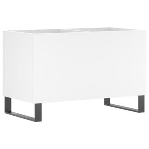 vidaXL Armoire &agrave; disques blanc 74,5x38x48 cm bois d'ing&eacute;nierie