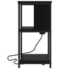 vidaXL Cabinet de chevet Ch&ecirc;ne noir 38 x 31 x 61 cm Bois d'ing&eacute;nierie