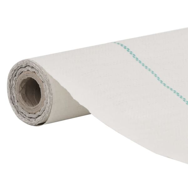 vidaXL Membrane anti-mauvaises herbes blanc 2x150 m PP