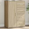 vidaXL Buffet chêne sonoma 60x31x84 cm bois d'ingénierie
