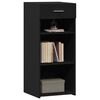 vidaXL Buffet noir 40x42,5x93 cm bois d'ing&eacute;nierie