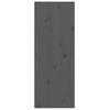 vidaXL Armoire murale Gris 30x30x80 cm Bois de pin massif