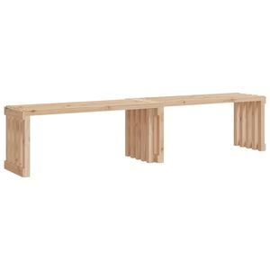 vidaXL Banc de jardin extensible 212,5x40,5x45 cm bois massif de pin