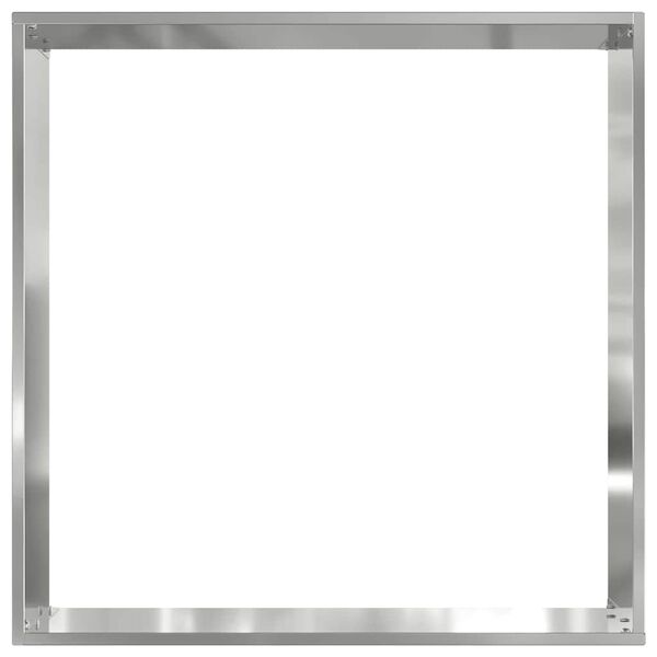 vidaXL Bordure de Pelouse Argent 40 x 40 x 13 cm Acier galvanis&eacute;