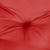 vidaXL Coussin de palette rouge 120x80x12 cm tissu