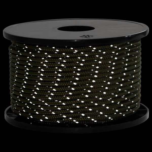 vidaXL Corde de haubanage de tente avec bandes r&eacute;fl&eacute;chissantes et cl&eacute;s