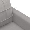 vidaXL Fauteuil Gris clair 60 cm Tissu
