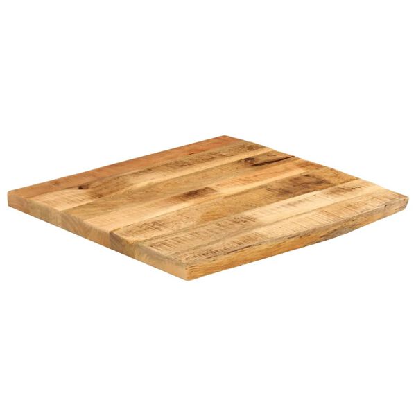 vidaXL Dessus de table 60x60x2,5 cm bord vif bois massif manguier brut