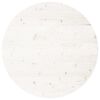 vidaXL Dessus de table rond blanc &Oslash;70x3 cm bois de pin massif
