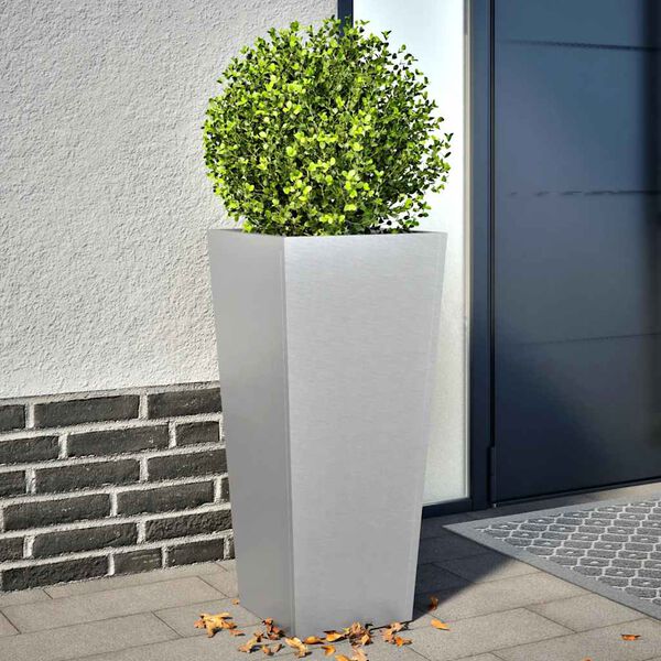 vidaXL Jardini&egrave;res 2 pcs 35x35x75 cm acier galvanis&eacute;