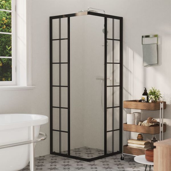 vidaXL Cabine de douche ESG 80x80x180 cm