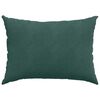 vidaXL Coussins de canapé 2 pcs Vert foncé 70 x 50 cm