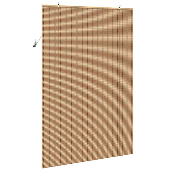 vidaXL Store enrouleur avec des rideaux Nature 150 x 220 cm Bambou