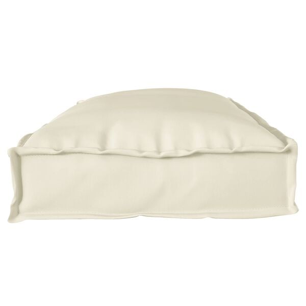 vidaXL Set de coussins de palette 2 pcs Cr&egrave;me 100 x 40 x 8 cm