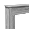 VidaXL Cadre de cheminée sonoma gris 75x20x87,5 cm bois d'ingénierie