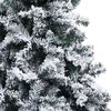 vidaXL Sapin de No&euml;l artificiel Blanc 180 cm PVC, Acier et Plastique