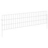 vidaXL Cl&ocirc;ture de jardin avec piquets 12 pcs 115 x 30 cm Mesh Argent&eacute;