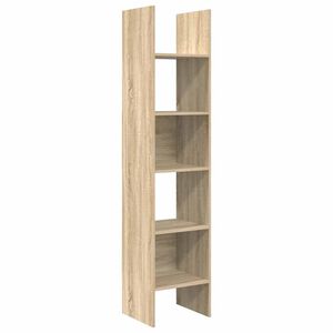 vidaXL Biblioth&egrave;que Ch&ecirc;ne sonoma 40x35x180 cm Bois d&rsquo;ing&eacute;nierie