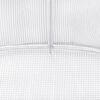 vidaXL Serre avec cadre en acier blanc 72 m&sup2; 12x6x2,85 m
