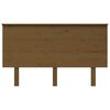 vidaXL T&ecirc;te de lit Marron miel 139x6x82,5 cm Bois massif de pin