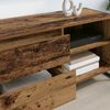 vidaXL Meuble TV Bois Ancien 100 x 36 x 49,5 cm Bois d'ing&eacute;nierie