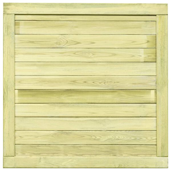 vidaXL Portail de jardin Bois de pin impr&eacute;gn&eacute; 100x100 cm