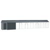 vidaXL Cage pour oiseaux Anthracite 844 x 103 x 142 cm Acier galvanis&eacute;