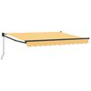 vidaXL Auvent r&eacute;tractable Sable 3,5 x 2,5 m