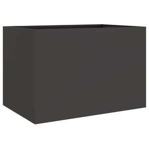 vidaXL Jardini&egrave;re noir 62x40x39 cm acier