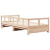 vidaXL Lit de jour sans matelas 90x190 cm bois de pin massif