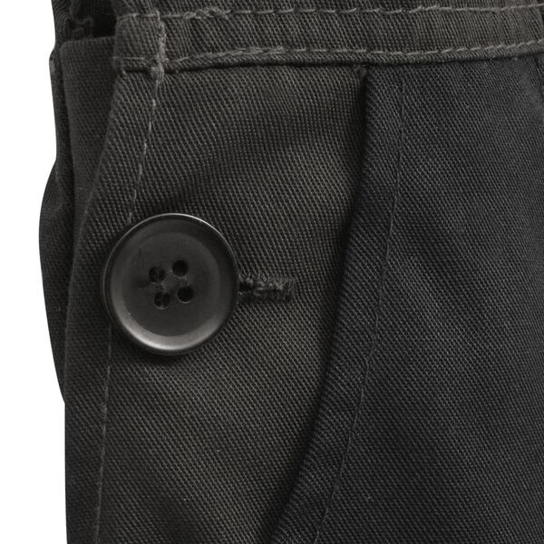 vidaXL Salopette &agrave; bavette pour enfants Taille 122 / 128 Gris