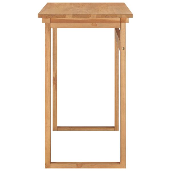 vidaXL Bureau 100x45x75 cm Bois de teck massif