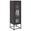 vidaXL Buffet haut noir 36x39x123 cm acier lamin&eacute; &agrave; froid