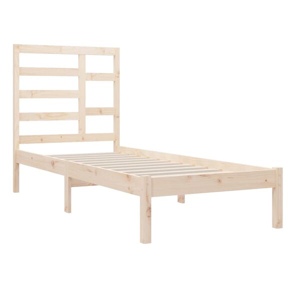 vidaXL Cadre de lit sans matelas bois massif 90x190 cm