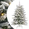vidaXL Sapin de No&euml;l Artificiel &agrave; Branches Articul&eacute;es Blanc 150 cm