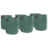 vidaXL Sacs &agrave; D&eacute;chets de Jardin 12 pcs Vert 79 x 79 x 99,5 cm