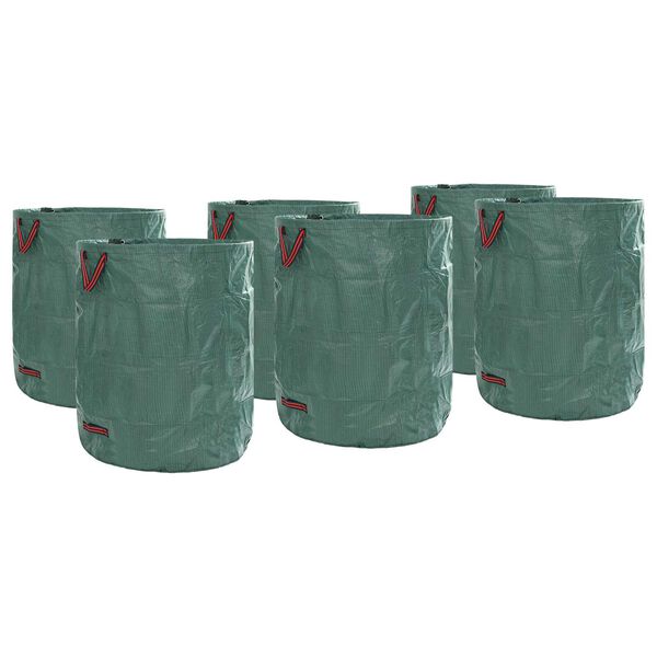 vidaXL Sacs &agrave; D&eacute;chets de Jardin 12 pcs Vert 79 x 79 x 99,5 cm