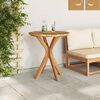 vidaXL Table d'appoint Marron 70 x 70 x 75 cm Bois de teck massif
