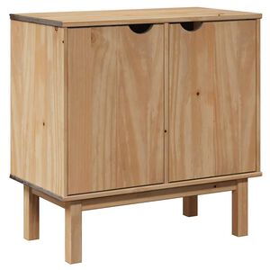 vidaXL Armoire de couloir OTTA 75x40x75 cm bois de pin massif