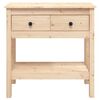 vidaXL Table console 75x35x75 cm Bois massif de pin