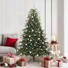 vidaXL Sapin de No&euml;l artificiel Vert 180 cm PVC, m&eacute;tal et plastique