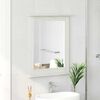 vidaXL Miroir VIGO Blanc 55,5 x 5 x 70 cm Bois massif en pin