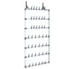 vidaXL &Eacute;tag&egrave;re &agrave; chaussures suspendue Argent&eacute; 66x13x139 cm