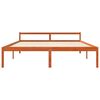 vidaXL Cadre de lit Cire marron 180 x 200 cm Bois de pin massif